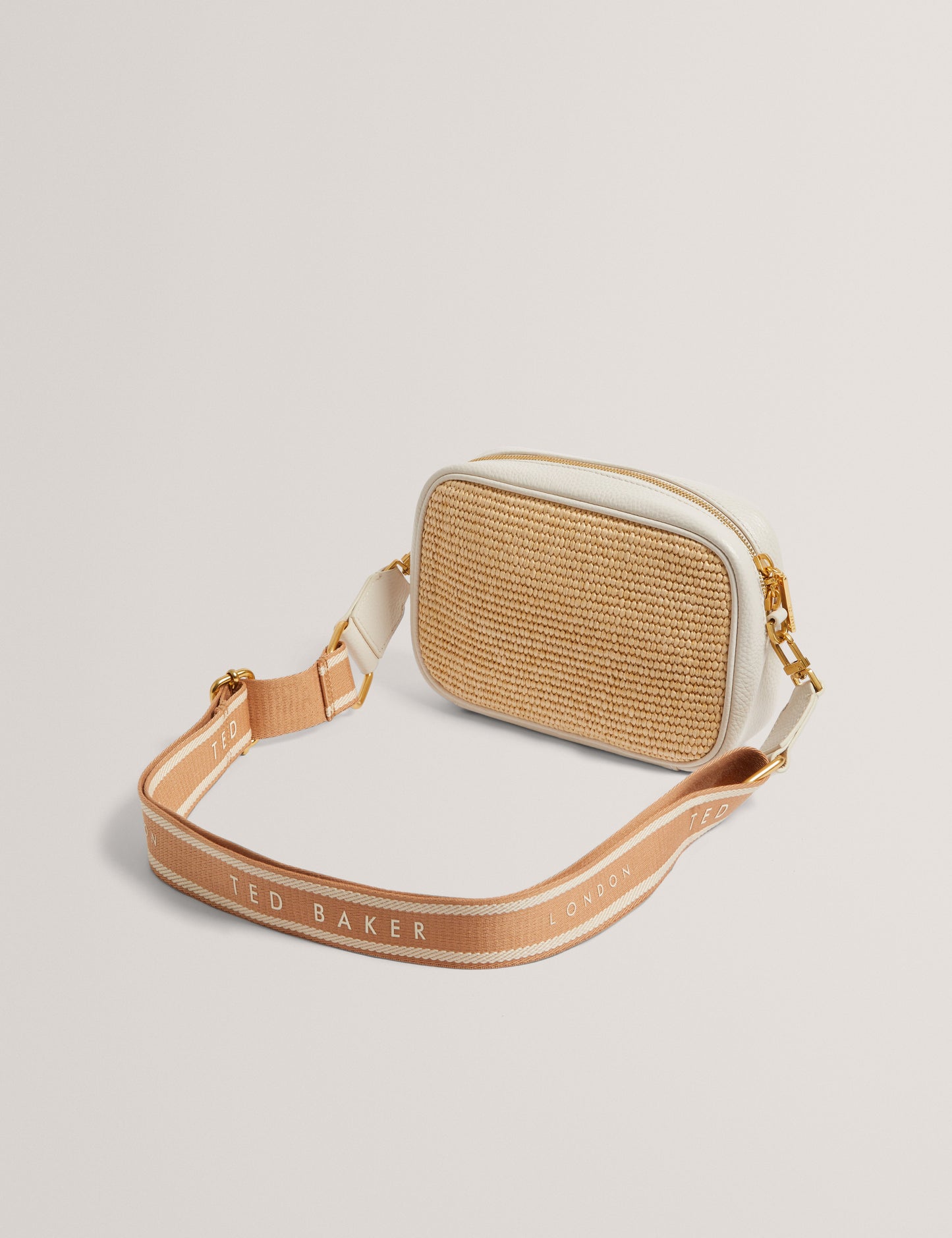 Women's BARDAS-Webbing Faux Raffia Camera Bag