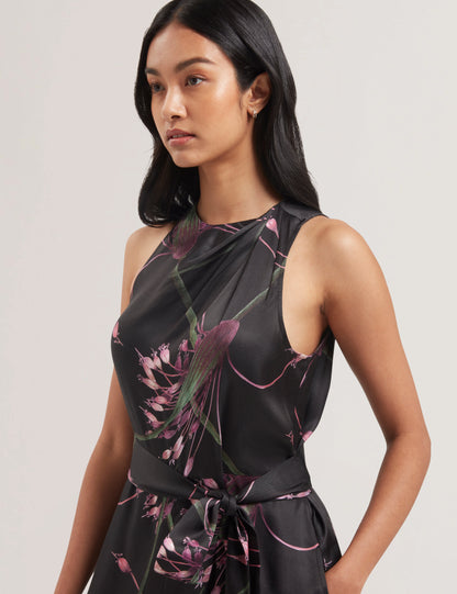 Women's BECKKIE-Printed Wide Leg Jumpsuit