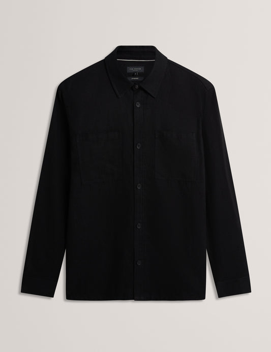 Men's SHAWW-LS Delave Linen Overshirt