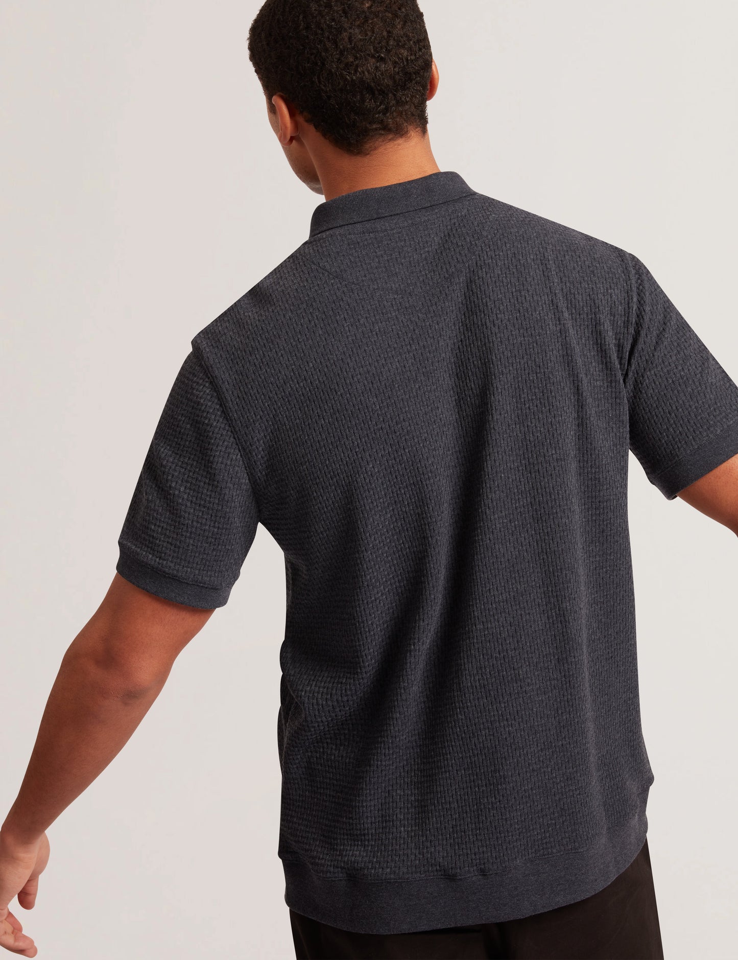 Men's CONNYR-SS Regular Button Through Polo
