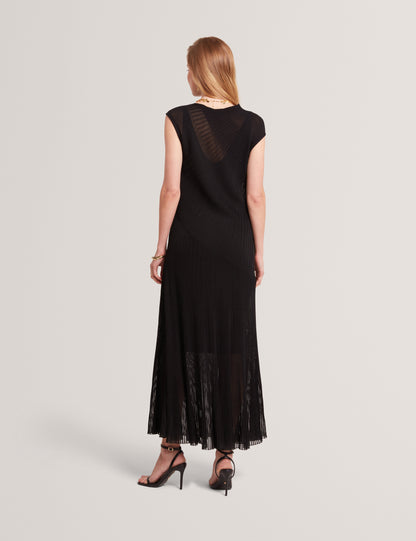 Womens CELYINA-Engineered Sheer Detail Knit