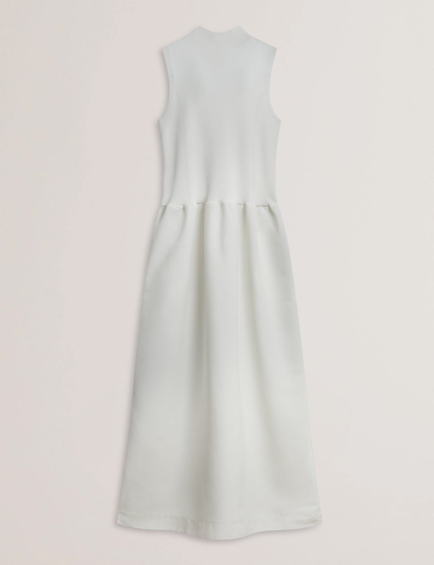 Women's CAATTIE-Sleeveless Midaxi Knitted Bodice Dress Ivory
