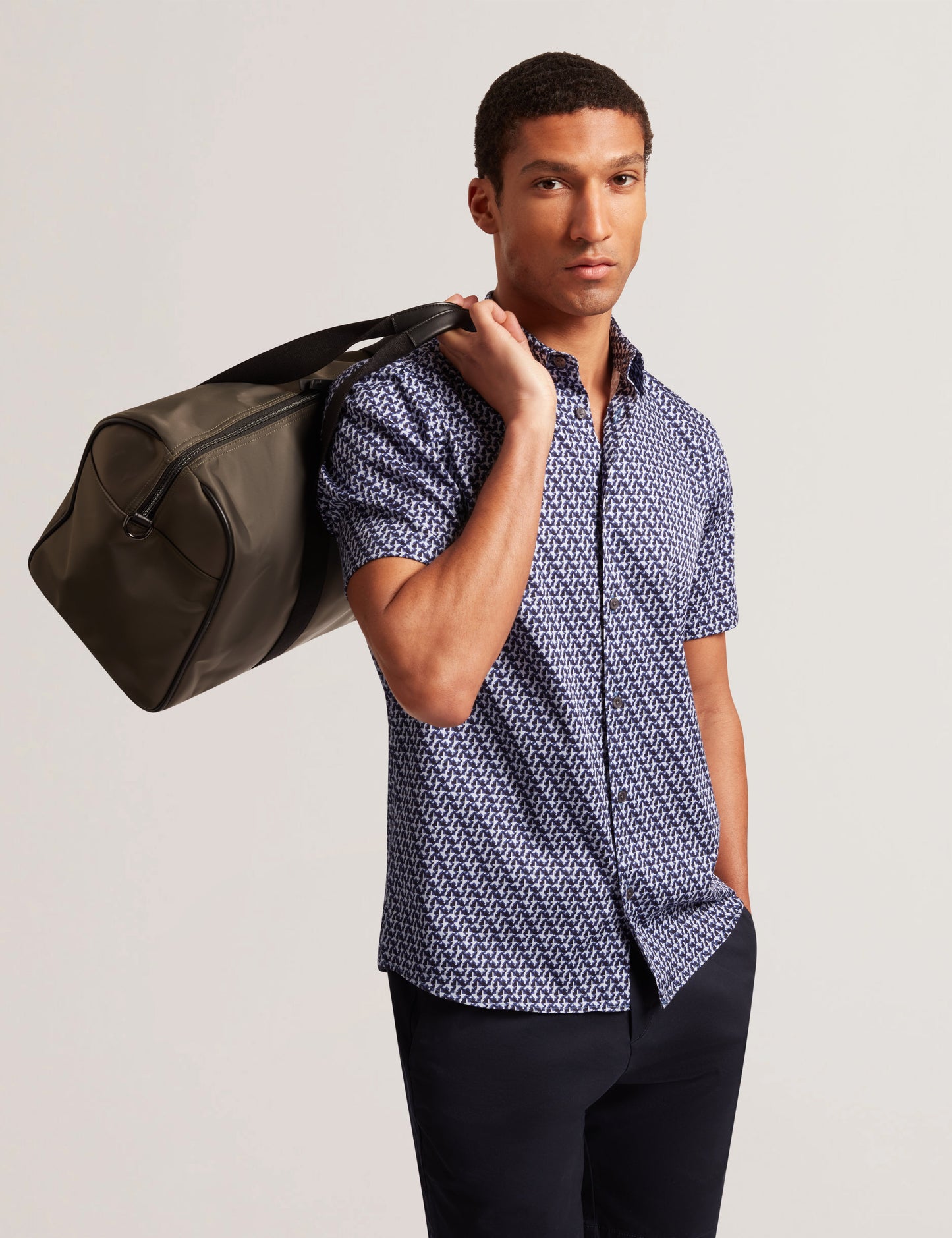 Men's NELSONS-Nylon TB Script Holdall