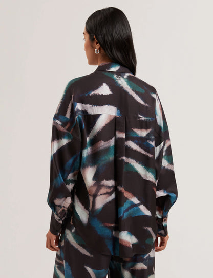 Women's TROPIZA-Printed Oversized Boyfriend