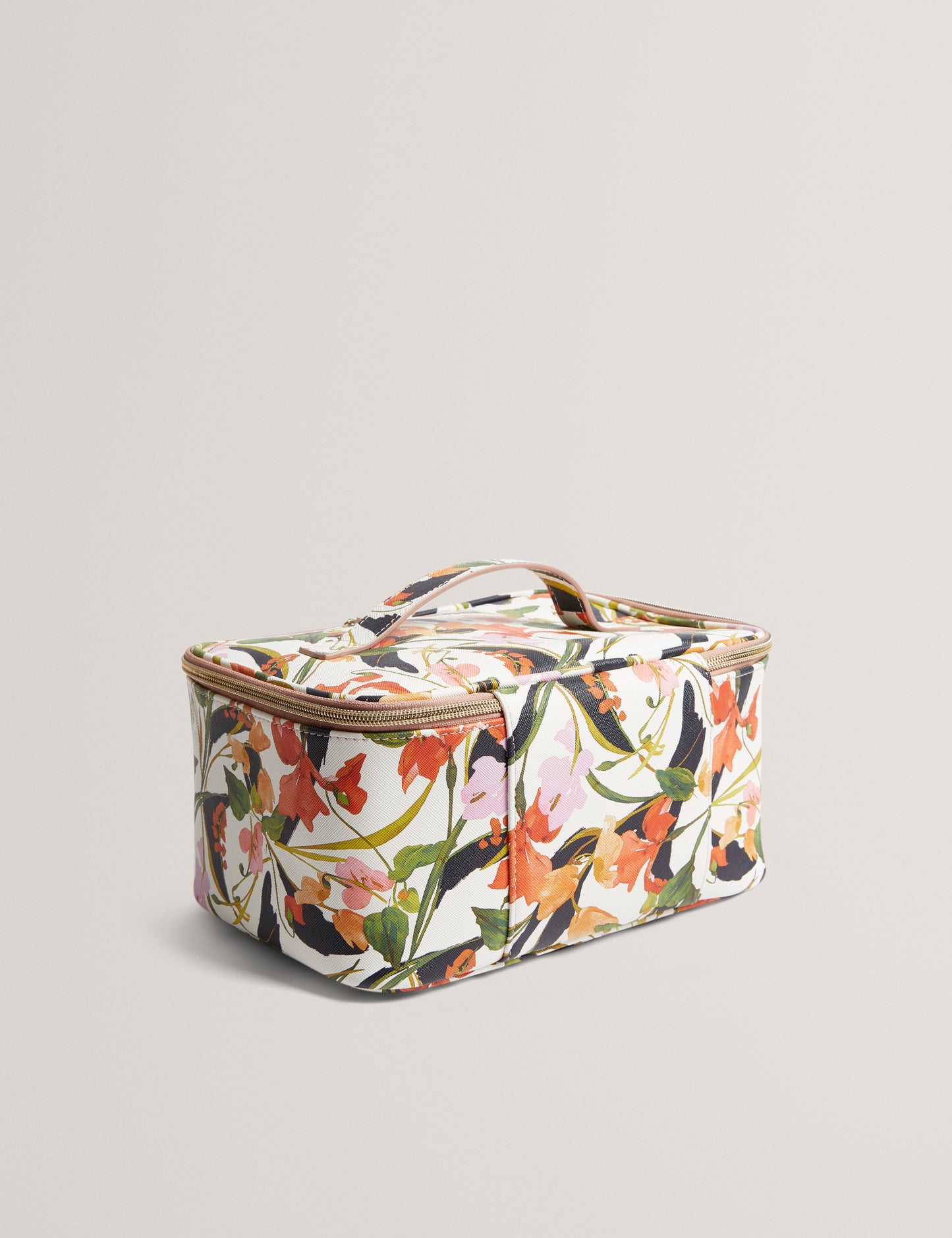 LOUISII: Floral Printed Large Top Han