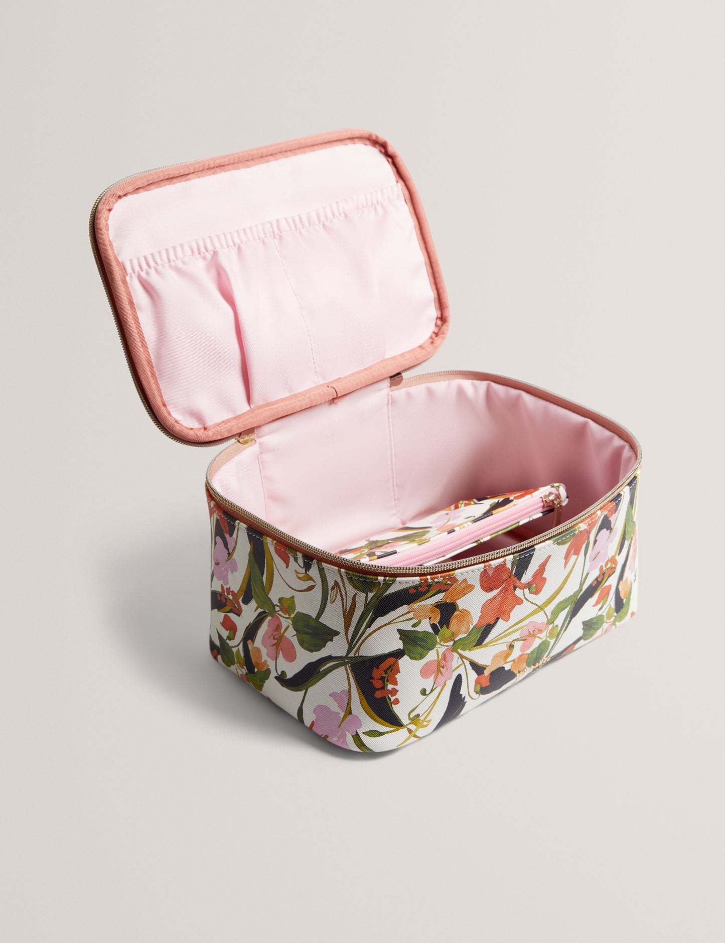 LOUISII: Floral Printed Large Top Han