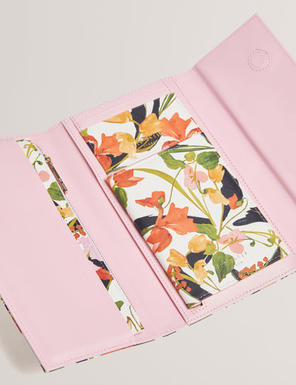 JACIIIE: Floral Printed Travel Wallet