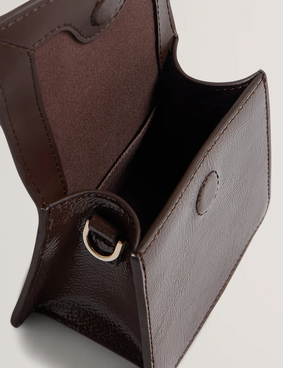 Women's ROUSET-Rose Detail Mini Leather Bag