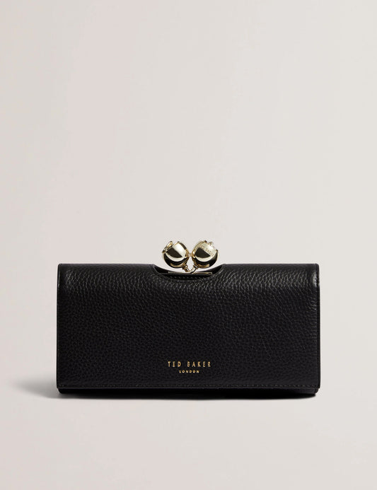 Women's ROOSALI-Rose Detail Leather Large Bobble Purse