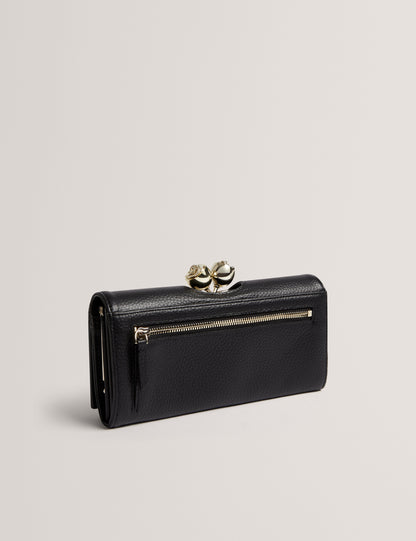 Women's ROOSALI-Rose Detail Leather Large Bobble Purse