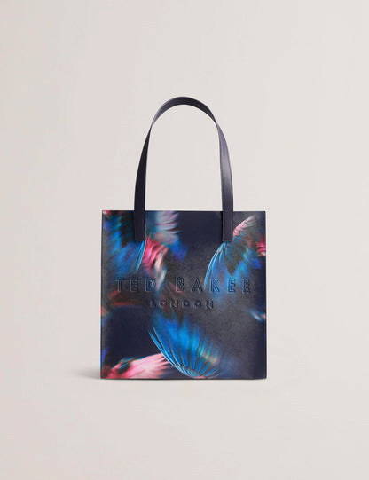 Women's FEAKKON-Feather Print Large Icon Bag Navy