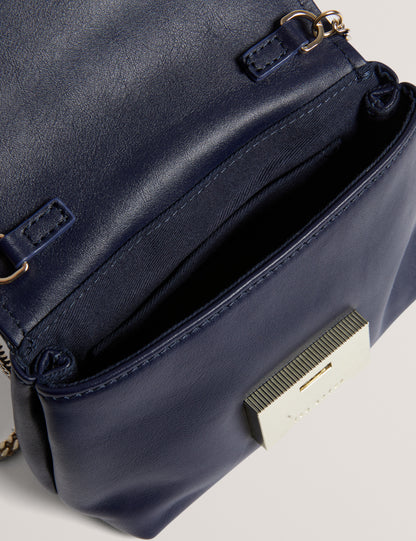 Womens DEMNI-Small Leather Crossbody Bag