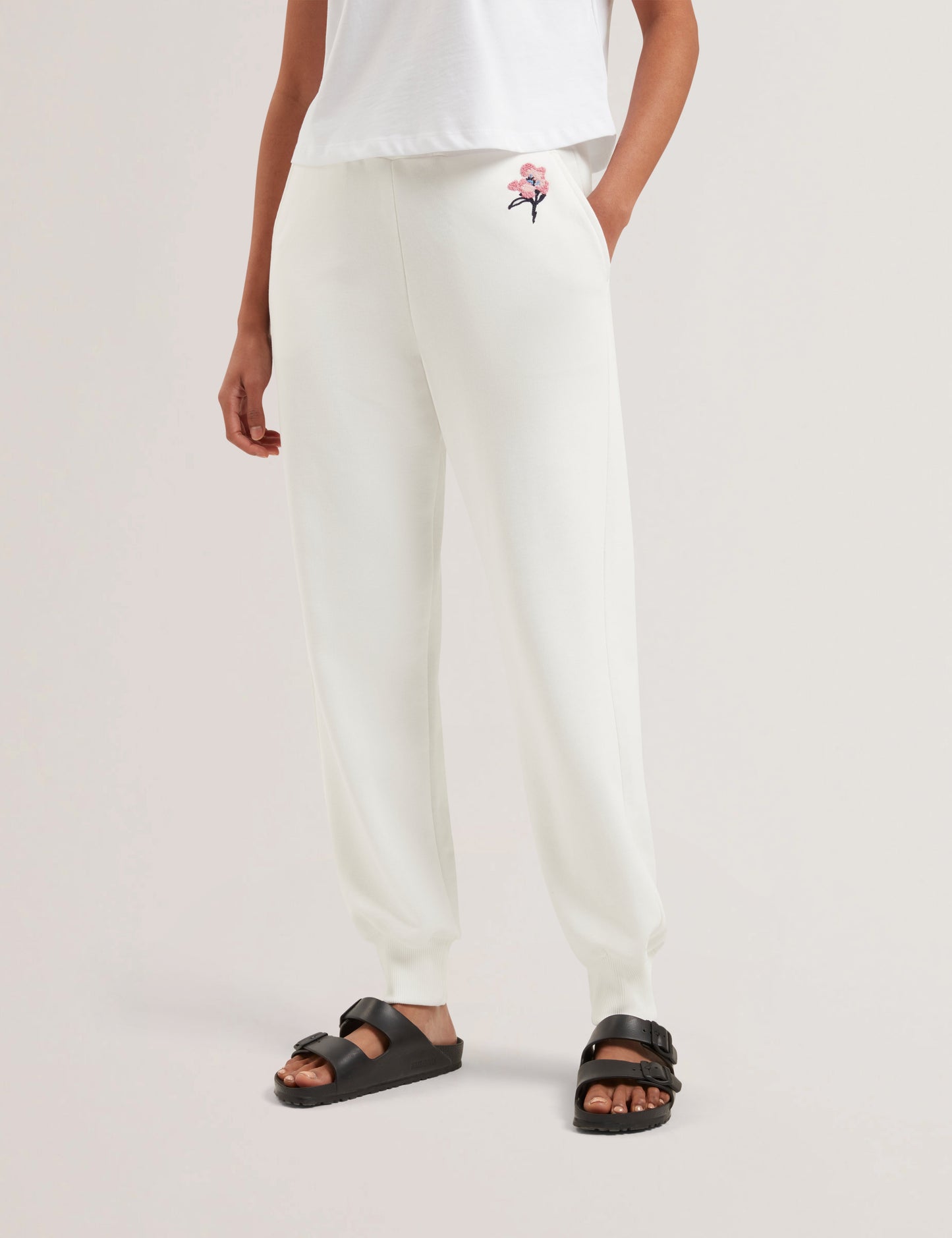 Womens CAMIER-Cuffed Tie Waist Jogger