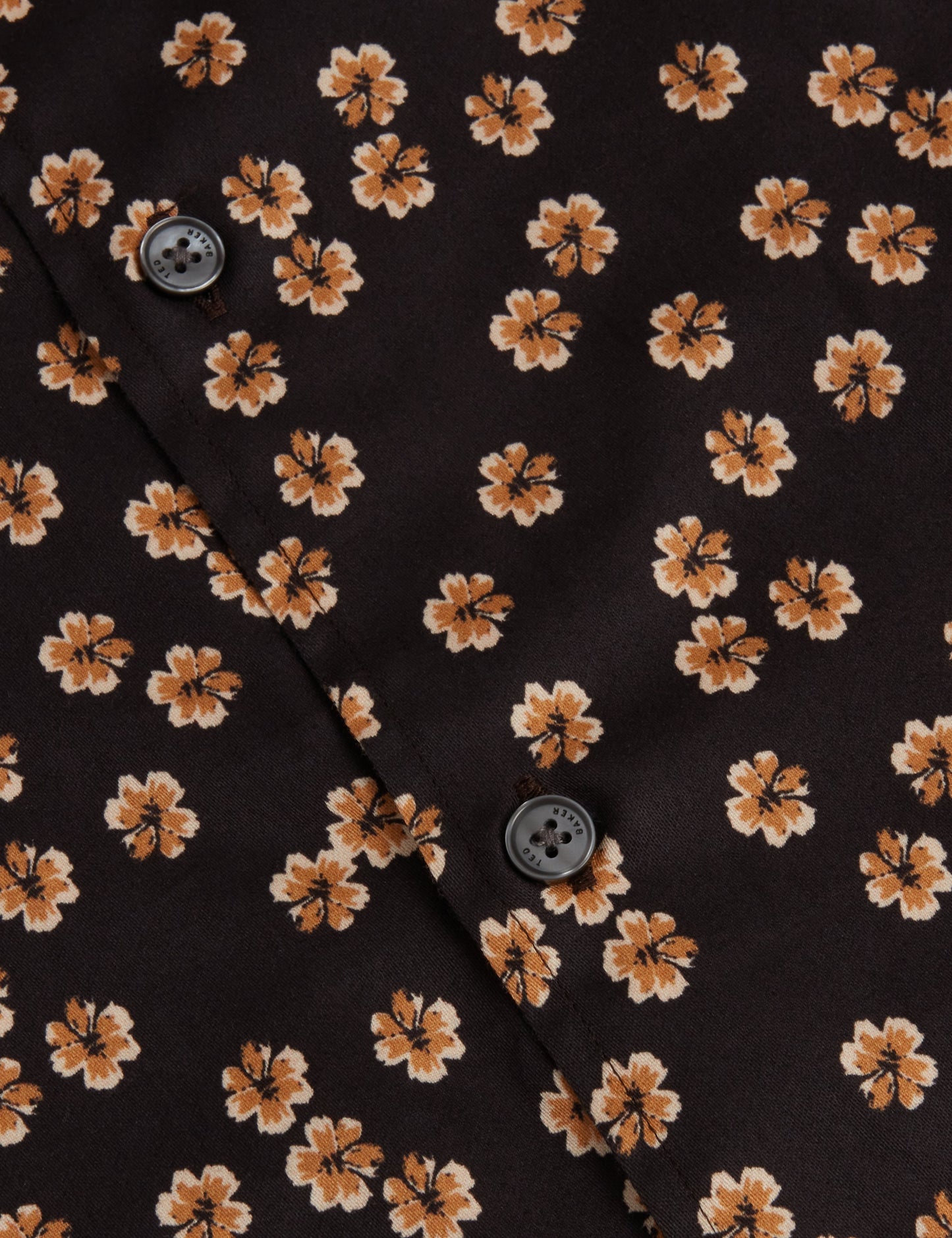 NIKSHO: SS Slim Ditsy Floral Shirt