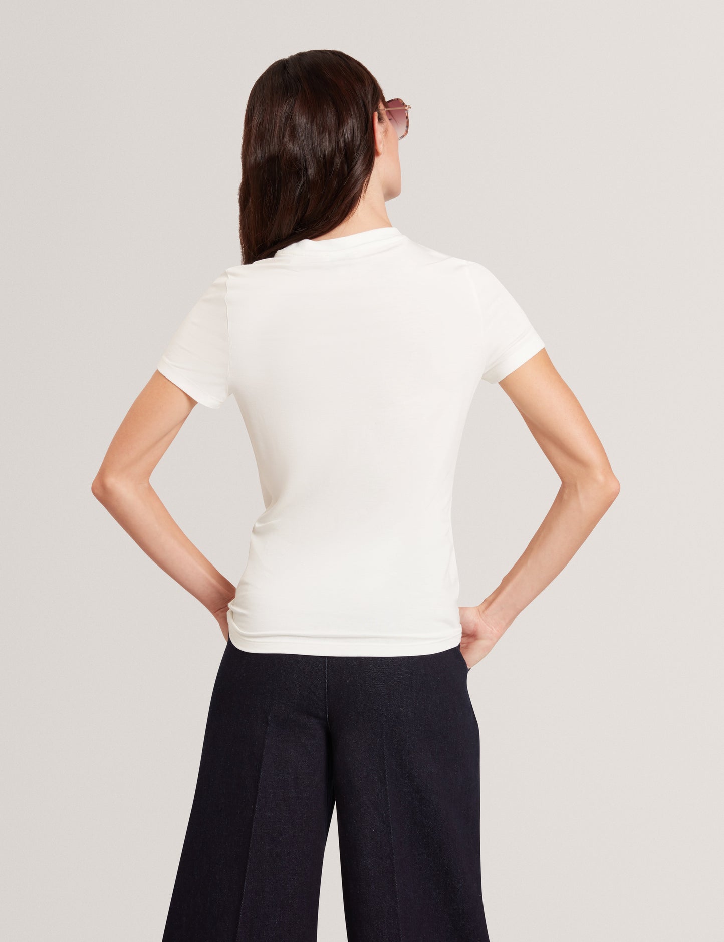 Women's MEELIEE-Printed Fitted Tee