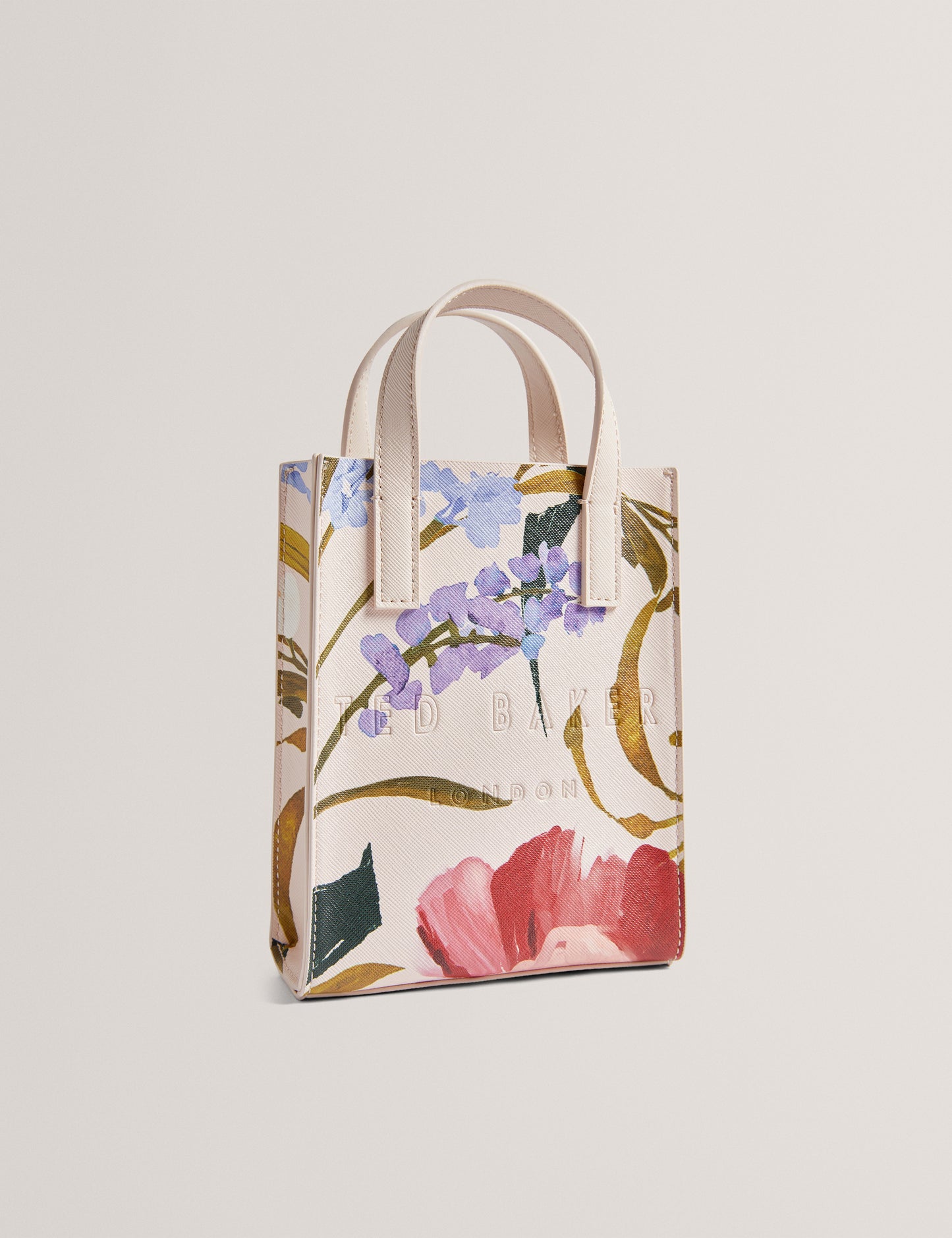Womens PAISLLI-Floral Printed Nano Icon Bag