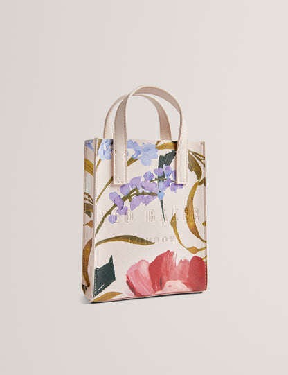Womens PAISLLI-Floral Printed Nano Icon Bag