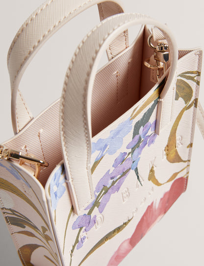 Womens PAISLLI-Floral Printed Nano Icon Bag