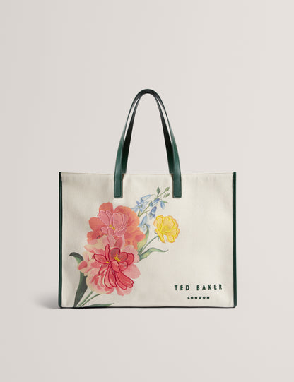 TROPYCS: Print Detail Canvas Shopper