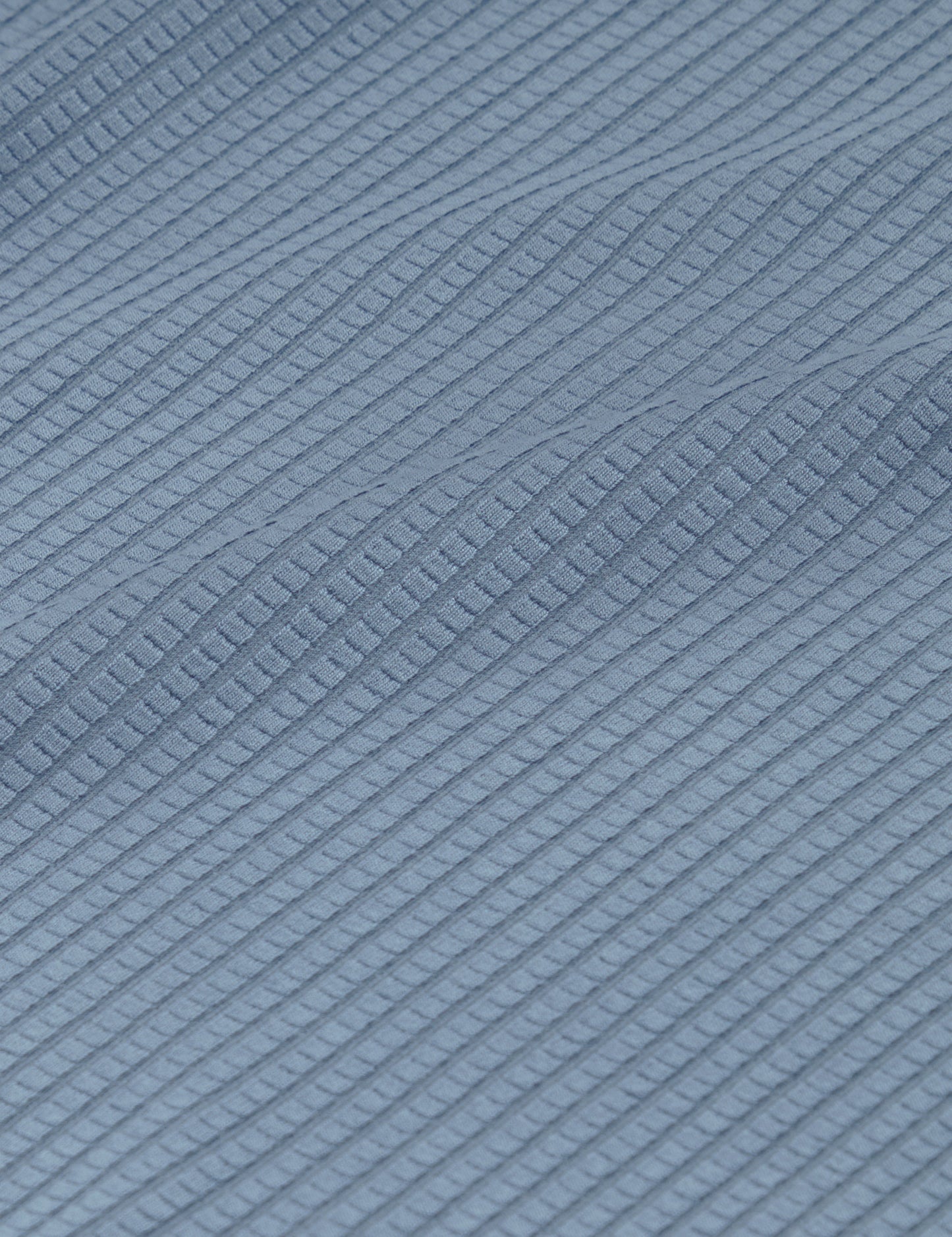 BRONIZE: SS Rib Texture Zip Polo