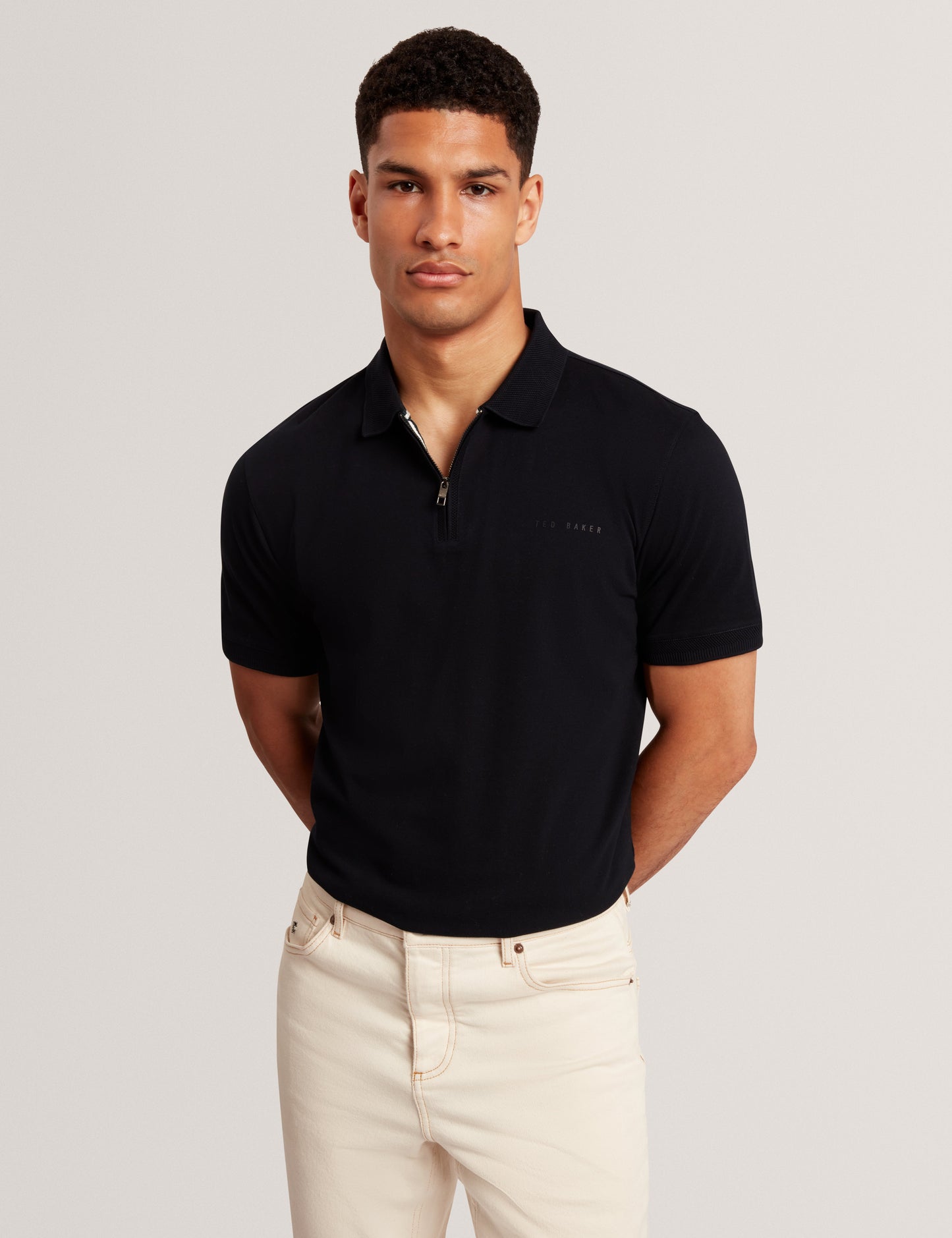 CYRILE: Branded Honeycomb Trim SS Polo