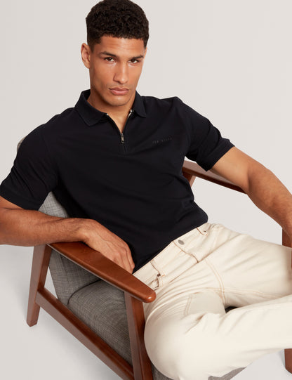 CYRILE: Branded Honeycomb Trim SS Polo