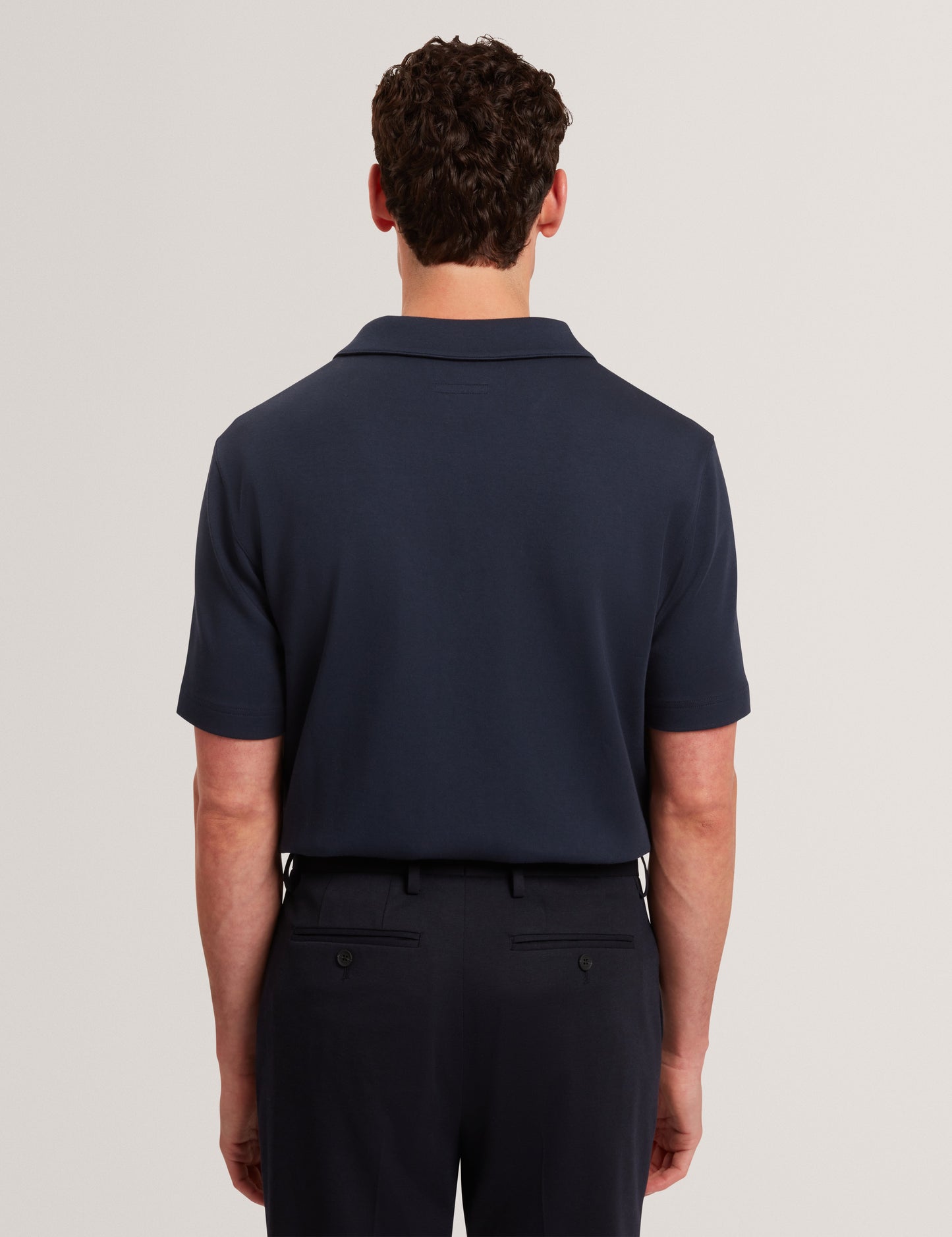 DANLIBE: SS Argyle Button Thru Jersey Shirt