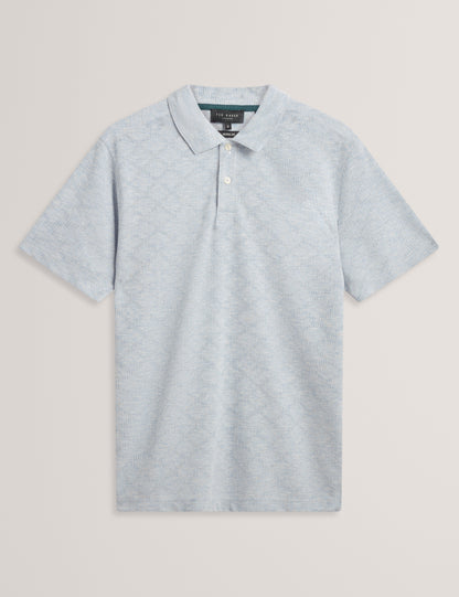 DALIMI: SS Diamond Jacquard Polo