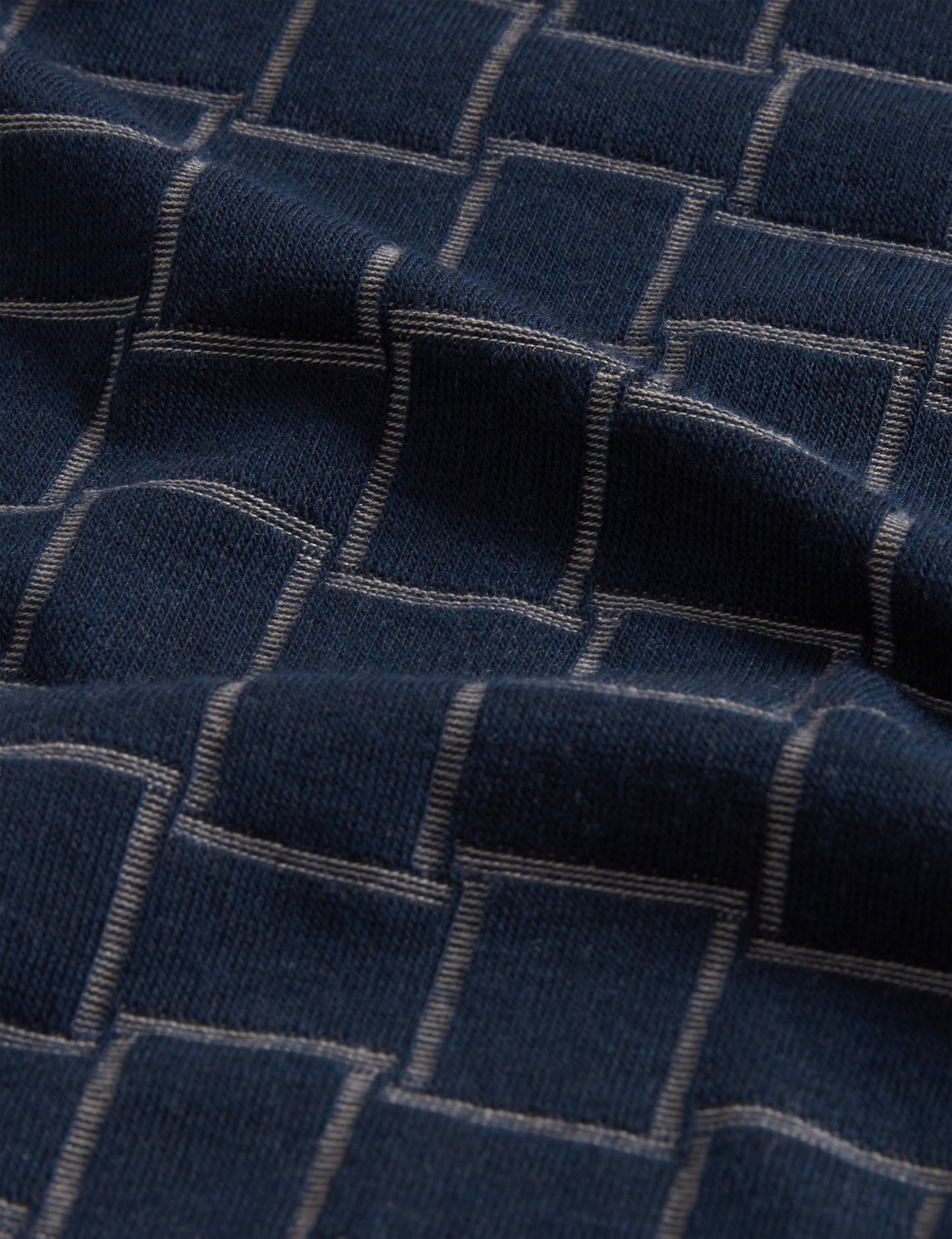 EDUARD: SS Square Jacquard Polo