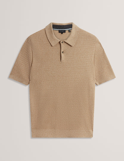 JANKO: SS Textured Knit Polo
