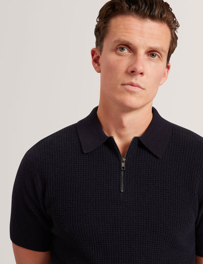 JAYLON: SS Waffle Stitch Polo