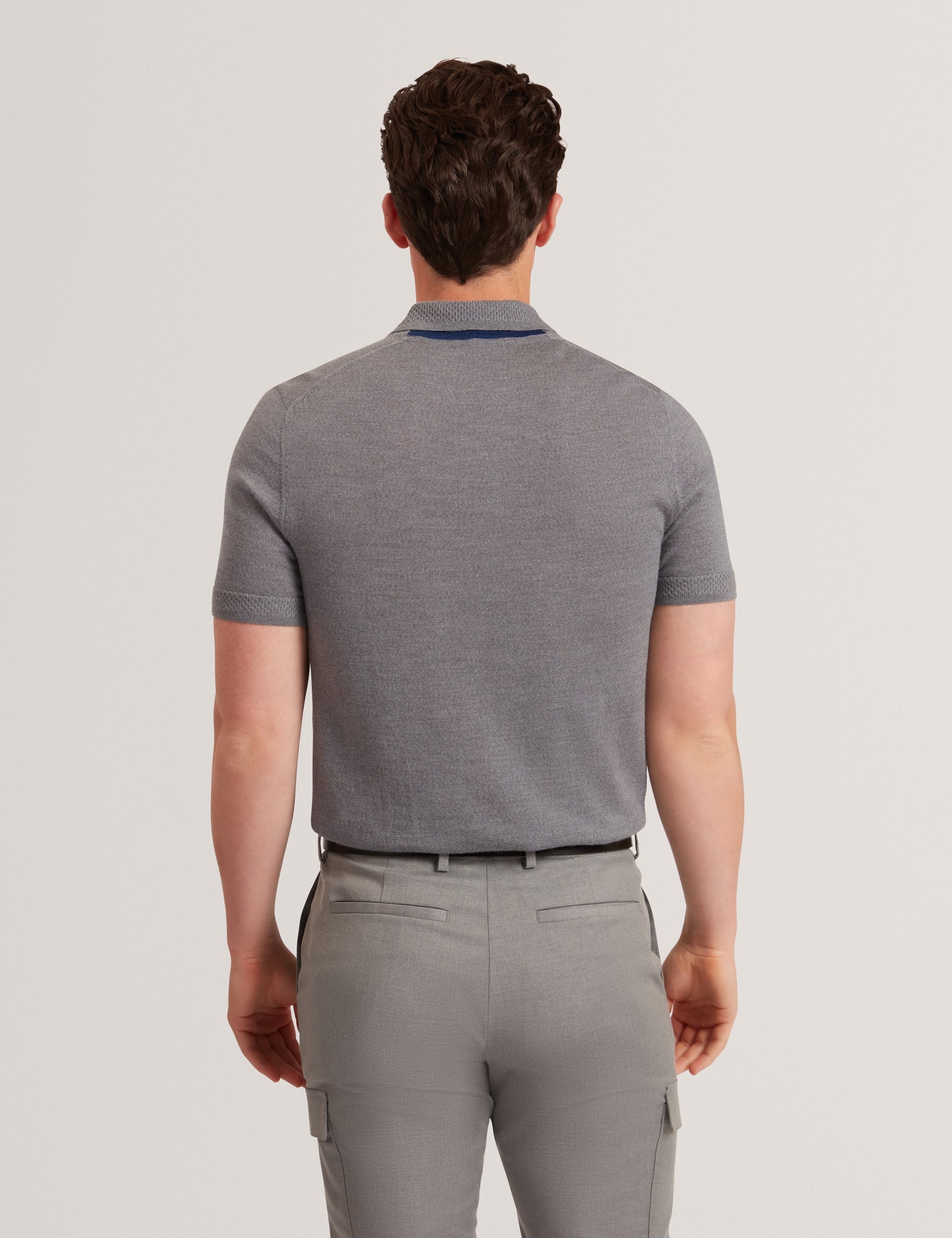 CHRIESY: SS Branded Merino Knitted Polo