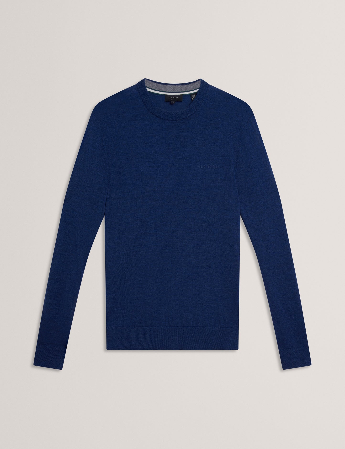 LAURNCE: Branded Merino Crew Neck Jumper