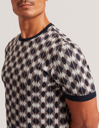 JOAA: SS Geo Jacquard T-Shirt