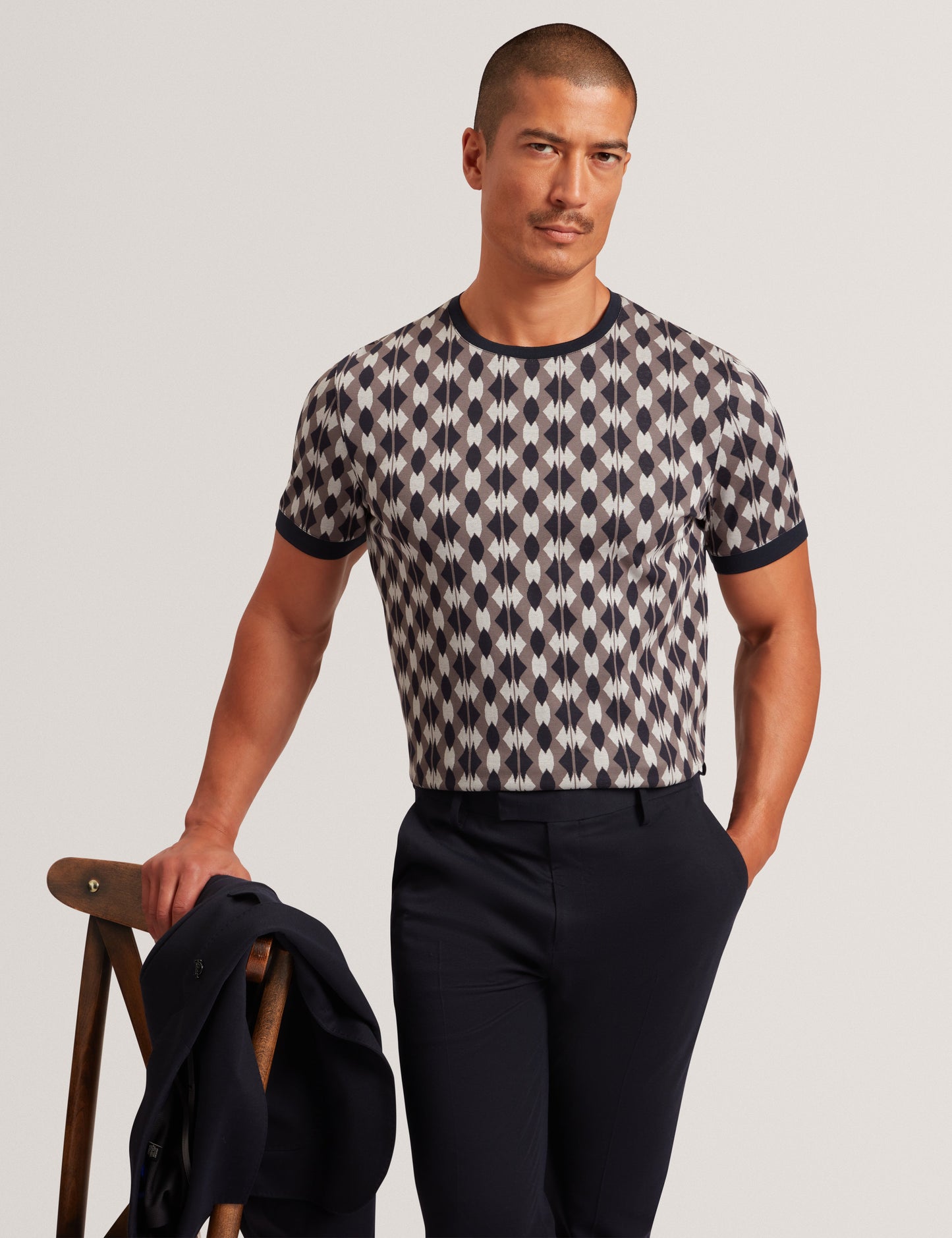 JOAA: SS Geo Jacquard T-Shirt