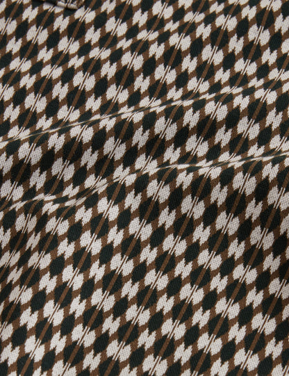 ERNIST: SS Geo Jacquard Polo