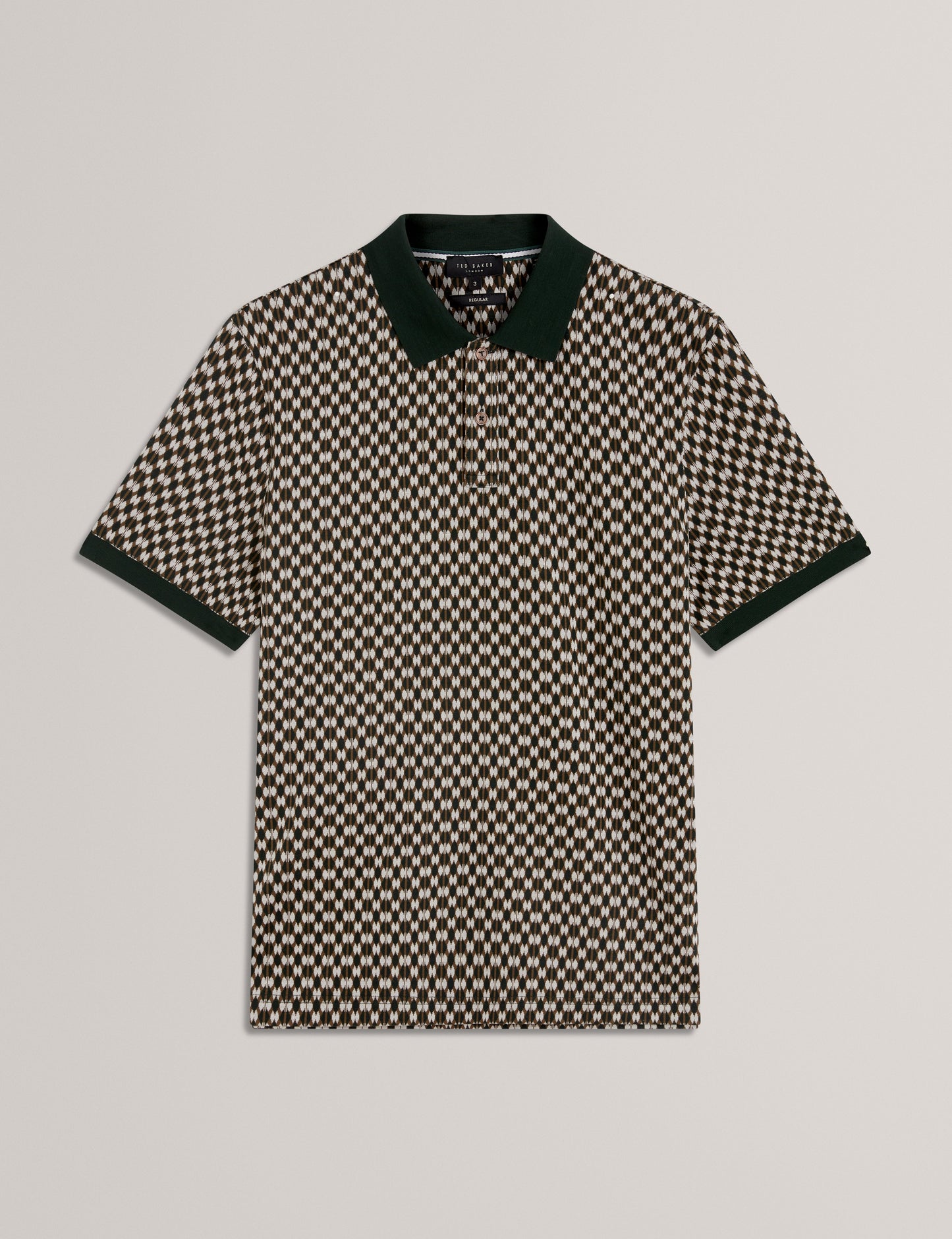 ERNIST: SS Geo Jacquard Polo