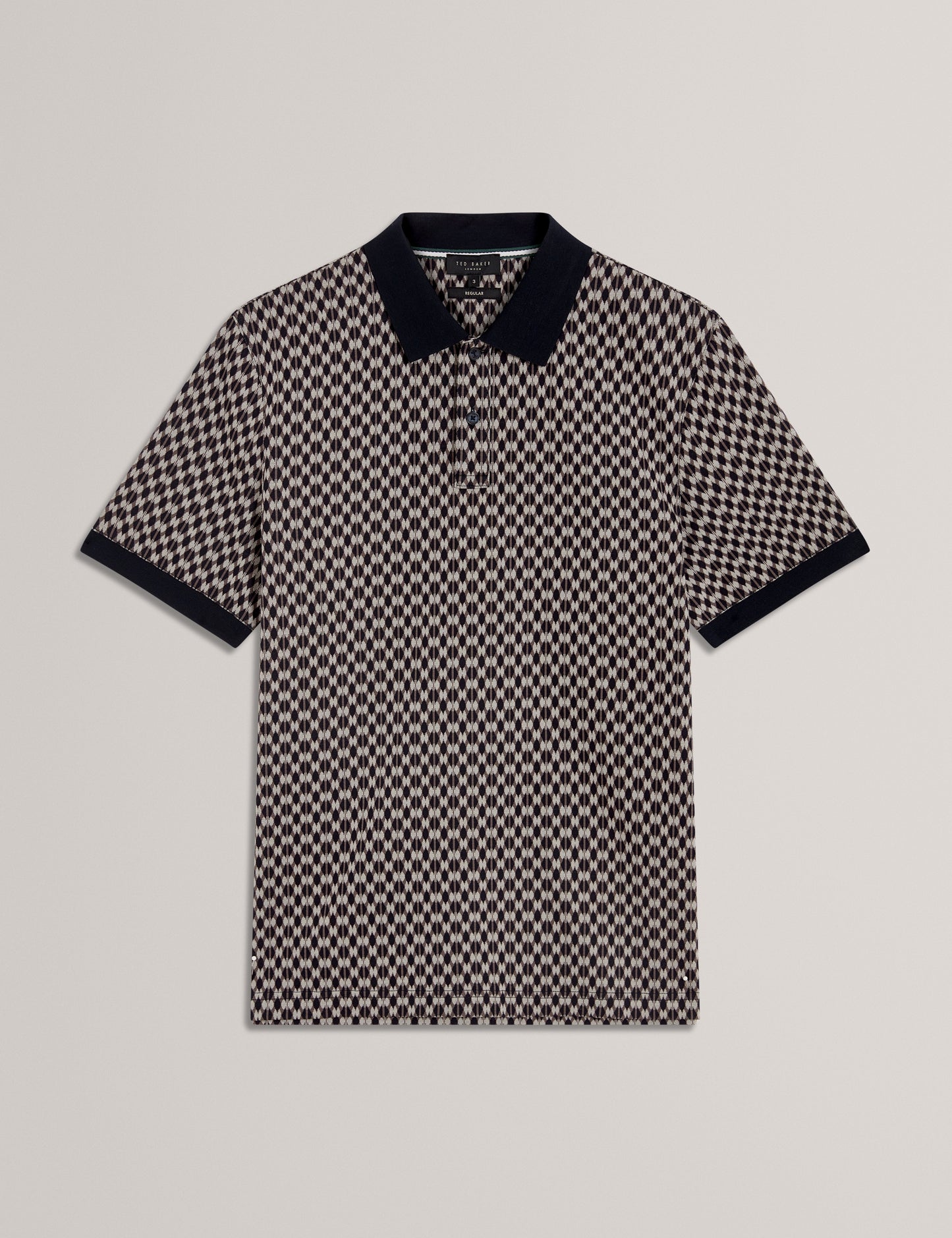 ERNIST: SS Geo Jacquard Polo