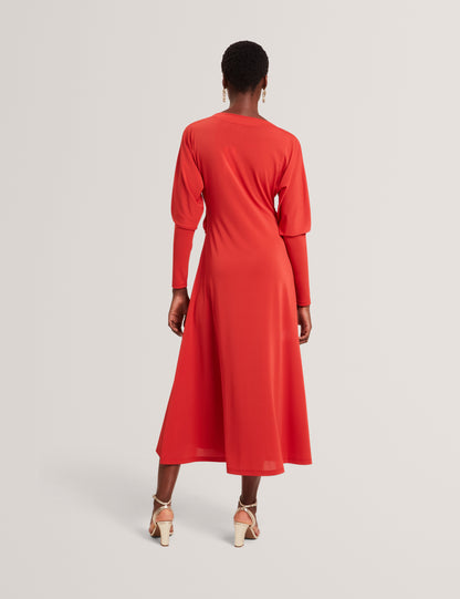 RALHAA: Wrap Jersey Midi dress