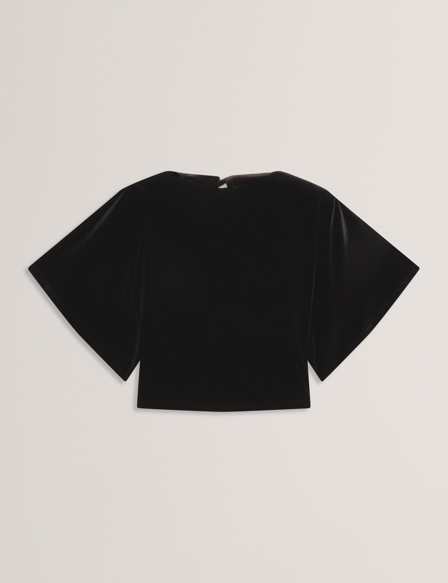 KCATT: Short Sleeve Velvet Top