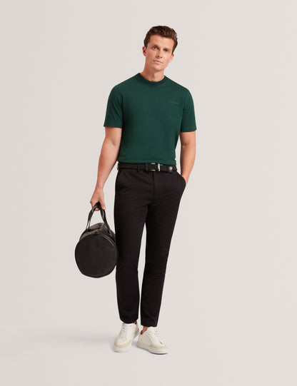 LIERTS: Branded Honeycomb Trim T-Shirt