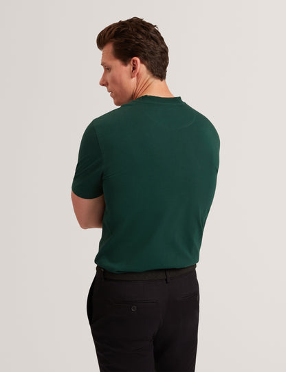 LIERTS: Branded Honeycomb Trim T-Shirt