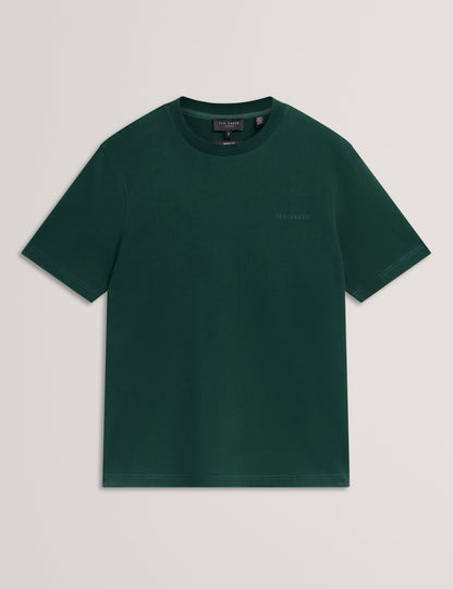 LIERTS: Branded Honeycomb Trim T-Shirt