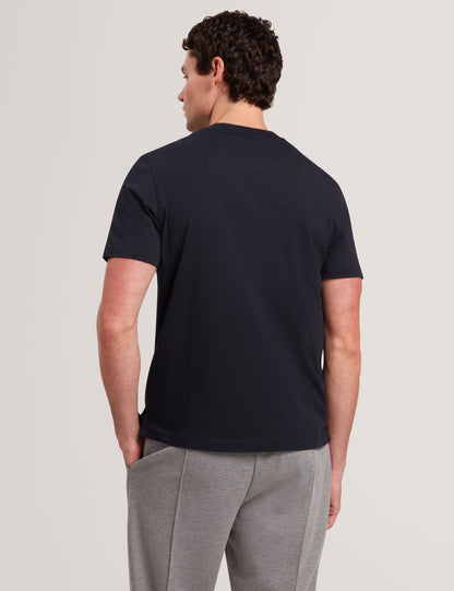 LIERTS: Branded Honeycomb Trim T-Shirt