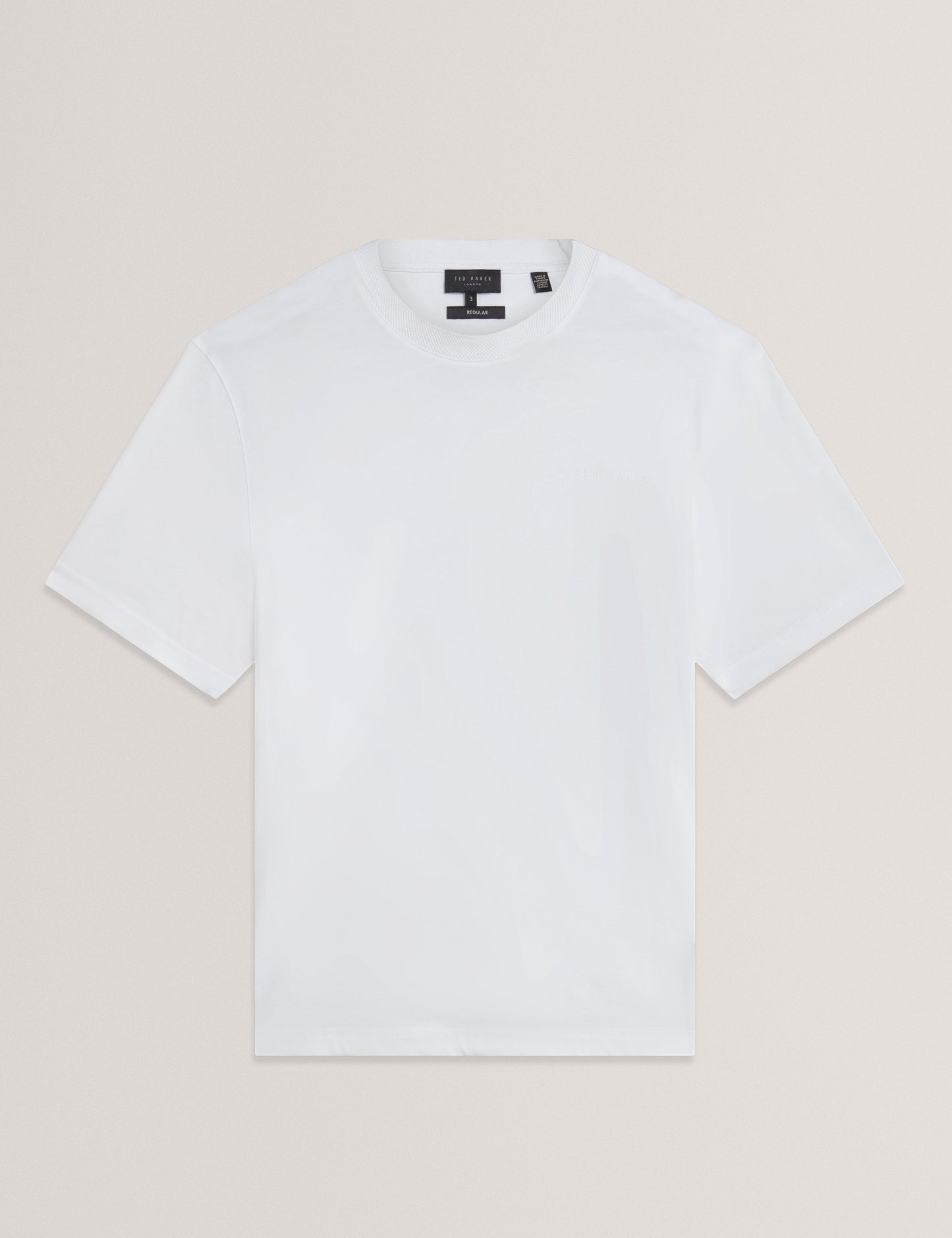 LIERTS: Branded Honeycomb Trim T-Shirt