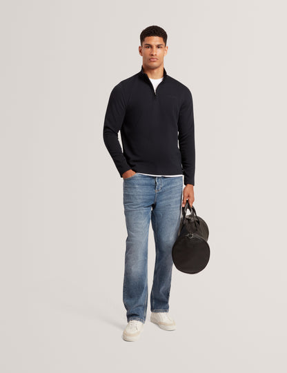 CRABTRE: Branded Honeycomb Trim Half Zip