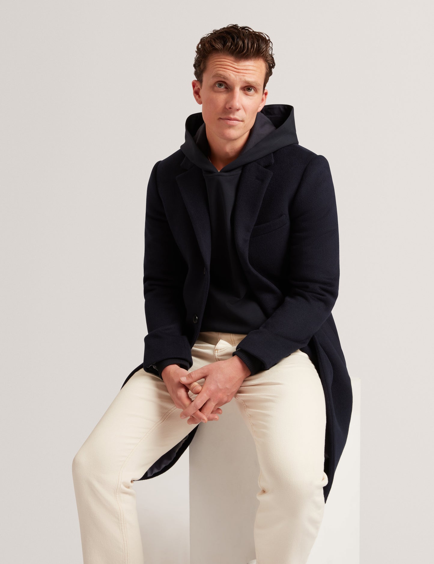 BOIDS: Branded Honeycomb Trim Hoodie