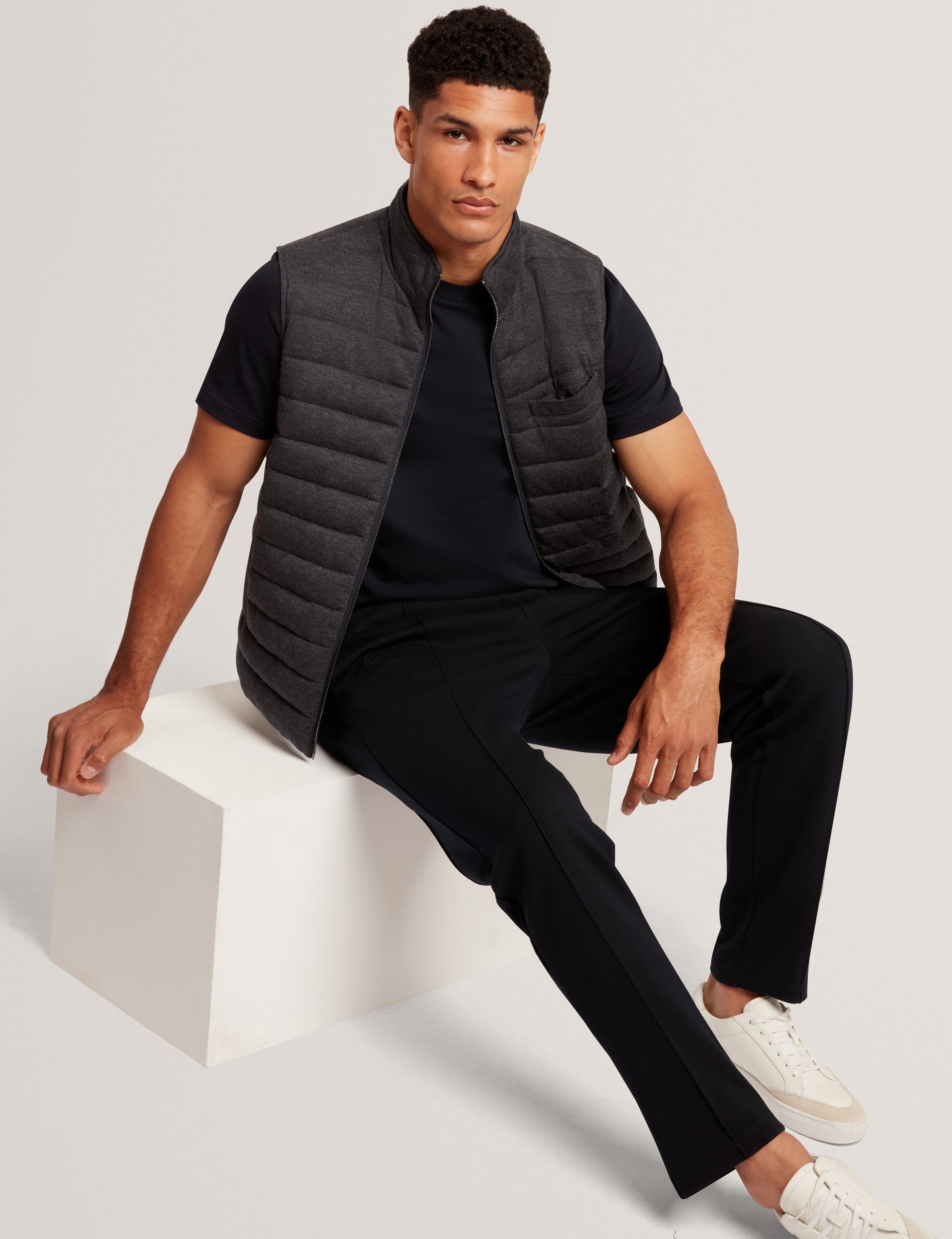 RELLAS: Branded Honeycomb Trim Jogger
