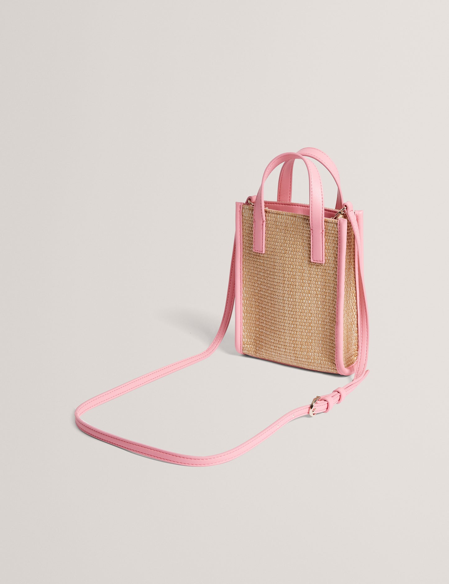 Women's FLOWENA-Faux Raffia Embroidered Nano Bag