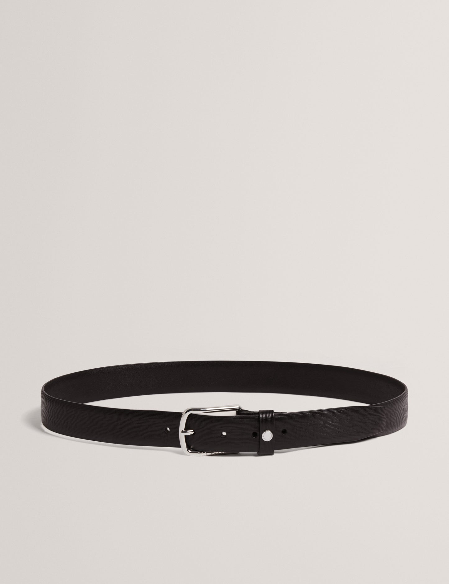 BAIDEN: Bark Texture Leather Belt